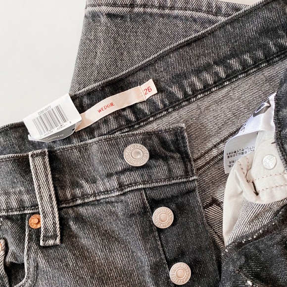 Levi’s Wedgie Icon Fit Button Fly Jeans Better Weatherhead 26 - Picture 4 of 11